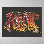 Hip-Hop-Poster Poster (Voorkant)