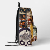  Hip-Hop Print Cut Sew Rugzak (Links)