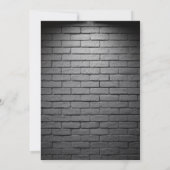 Hip Hop Puppy Hond Brick Wall Eerste Verjaardagsfe Kaart (Achterkant)