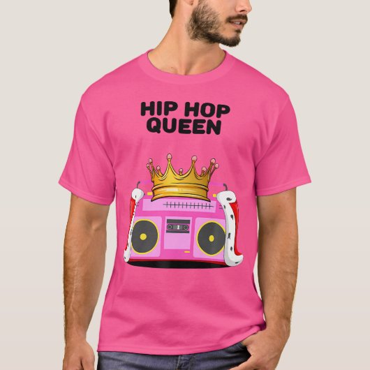 Hip Hop Queen Girls Hip Hop Tshirt Vrouwen Hip Ho (Voorkant)