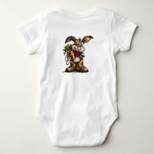 Hip Hop Rabbit  Romper (Achterkant)