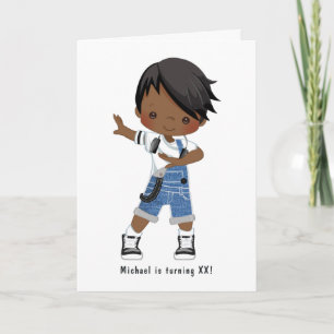 Hip Hop Rap Jongen Break Danser Verjaardagsfeest F