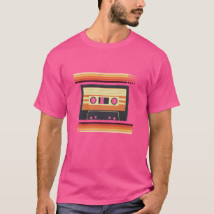 Hip Hop Rap Mixtape Cassette DJ Retro jaren '80 ja T-shirt
