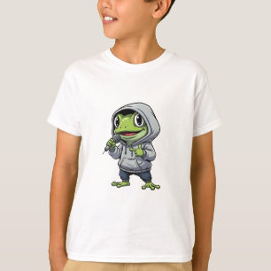 Hip Hop Rappende Kikker Kinderen T-shirt