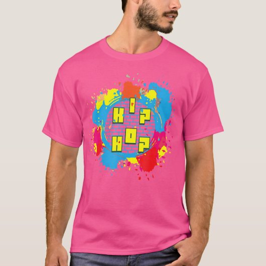 Hip Hop Rapper T-shirt (Voorkant)