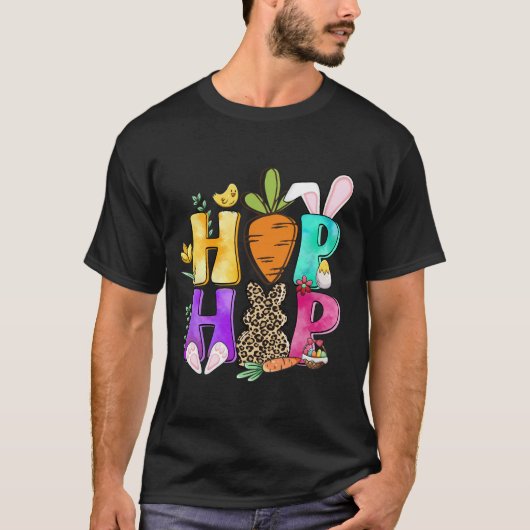 hip hop, retro, vintage t-shirt (Voorkant)
