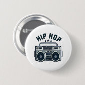 Hip hop ronde button 5,7 cm (Voorkant /achterkant)