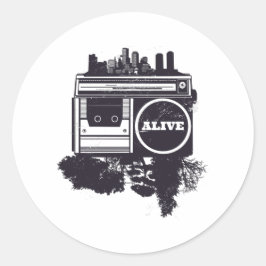 HIP HOP RONDE STICKER