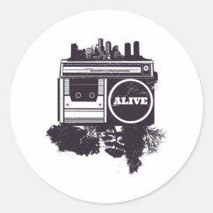 HIP HOP RONDE STICKER