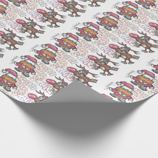 Hip Hop Santa Cadeaupapier (Hoek)