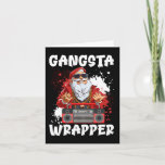 Hip Hop Santa Claus Gangster Kerstmis Gangsta Wra Kaart<br><div class="desc">Hip Hop Santa Claus Gangster Kerstmis Gangsta Wrapper Leuk</div>