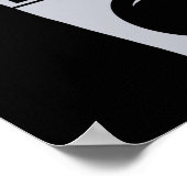 Hip Hop Santa Claus Gift Gangster Ghettoblaster Poster (Hoek)