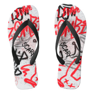 Hip Hop Scary Street Graffiti Teenslippers