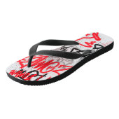 Hip Hop Scary Street Graffiti  Teenslippers (Schuin)