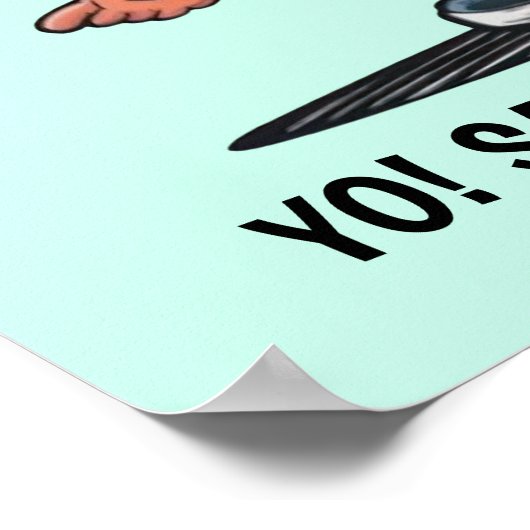 Hip Hop Sinterklaas Poster (Hoek)