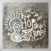Hip Hop Skip Jump 2B Poster (Voorkant)