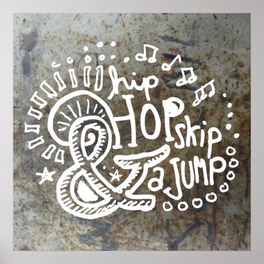 Hip Hop Skip Jump 2B Poster (Voorkant)