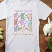 "Hip Hop Squad" Gepersonaliseerd Pasen T-shirt