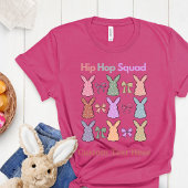 "Hip Hop Squad" Gepersonaliseerd Pasen T-shirt