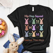 "Hip Hop Squad" Gepersonaliseerd Pasen T-shirt