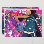 Hip Hop Star Kaart (Voorkant / Achterkant)