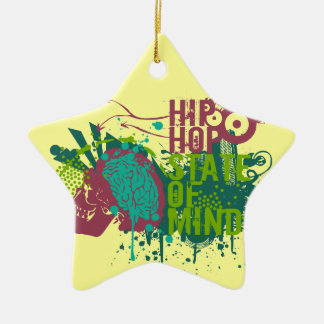 Hip Hop State of Mind Keramisch Ornament