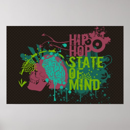 Hip Hop State of Mind Poster (Voorkant)