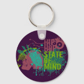 Hip Hop State of Mind Sleutelhanger (Voorkant)