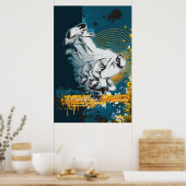 Hip Hop, Steet-Dance, Breakdancer Poster (Keuken)