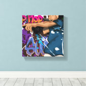 Hip Hop Ster Canvas Afdruk (Insitu (Houten vloer))