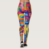 Hip-hop stijl leggings (Achterkant)
