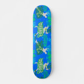 Hip Hop Street Arts Patroon B Blauw BG Persoonlijk Skateboard (Voorkant)