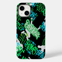 Hip Hop Street Arts Patroon Zwart BG