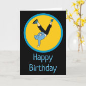 Hip Hop street style danser Kaart (Gele Bloem)