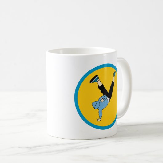 Hip Hop street style danser Koffiemok (Voorkant rechts)