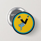 Hip Hop street style danser Ronde Button 5,7 Cm (Voorkant /achterkant)