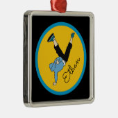 Hip Hop Street style modern dansersgenaam cadeau Metalen Ornament (Rechts)