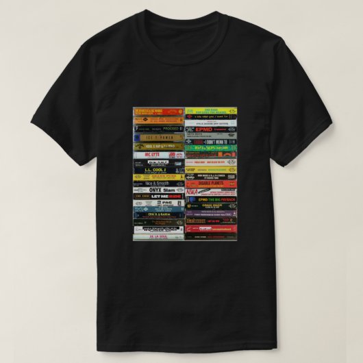 Hip Hop Tapes 90s Hip Hop Tees Classic (Design voorkant)