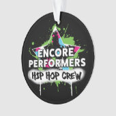 Hip Hop TEAM Ornament ACRYLIC (voorkant)