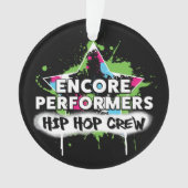 Hip Hop TEAM Ornament ACRYLIC (voorkant)