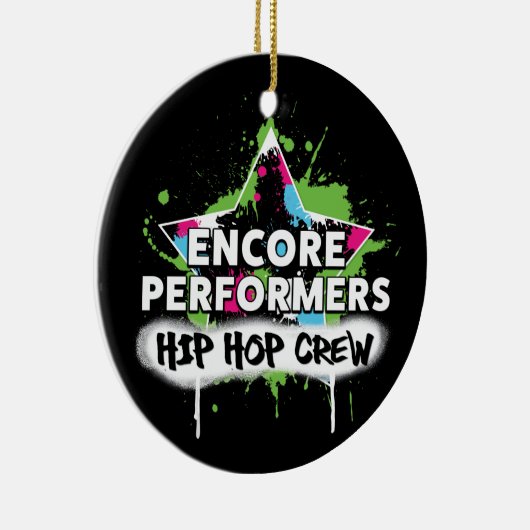 Hip Hop TEAM Ornament PORCELAIN (Rechts)