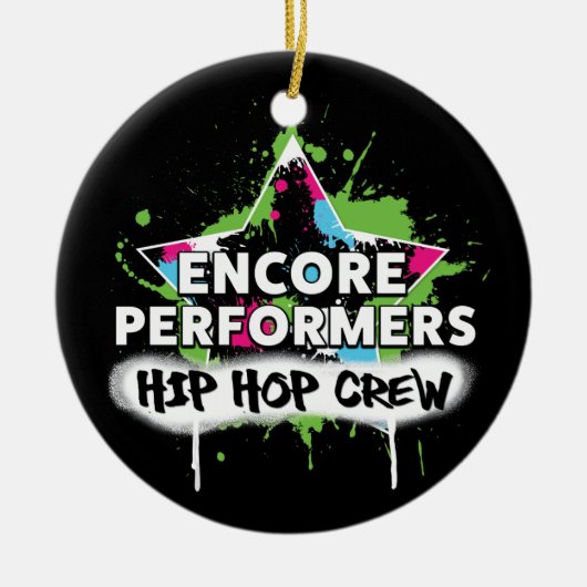 Hip Hop TEAM Ornament PORCELAIN (Voorkant)