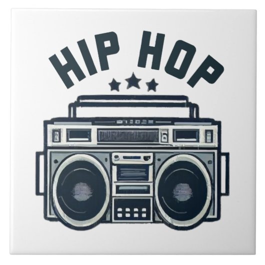 Hip hop tegeltje (Voorkant)