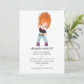 Hip Hop-thema Meisje Birthday Kaart (Staand voorkant)