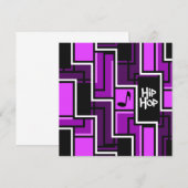 Hip Hop-uitnodiging - pas aan Kaart (Voorkant / Achterkant)