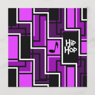 Hip Hop-uitnodiging - pas aan Kaart