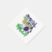 Hip Hop Urban Graffiti Artist Typographic Street Servet (Hoek)