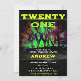 Hip Hop Verjaardag Nodig Sjabloon uit Kaart