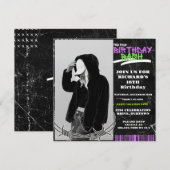 Hip Hop Verjaardag Uitnodigingen (Voorkant / Achterkant)