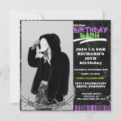 Hip Hop Verjaardag Uitnodigingen (Voorkant)